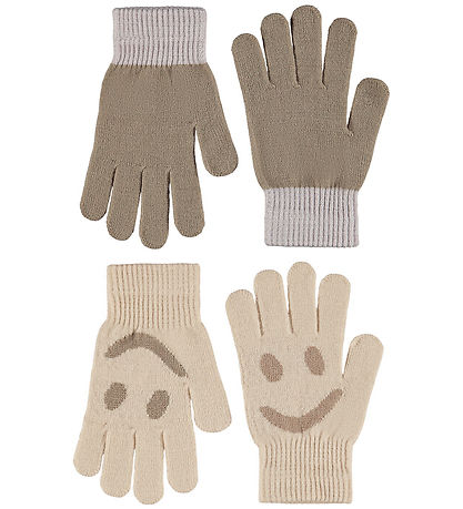 Molo Gloves - Knitted - Kello - 2-Pack - Vanilla