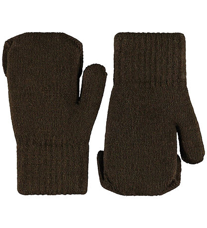 Molo Vantar m. Foder - Stickad - Kenau - Dark Cocoa m. Hund
