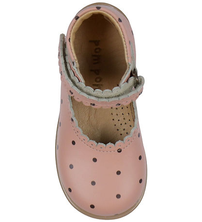 Ballerines Pom Pom - Vintage Rose Dot