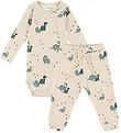 Name It Set - Trousers/Bodysuit l/s - NbmNohr - Peyote Melange w Name It Set - Trousers/Bodysuit l/s - NbmNohr - Peyote Melange w