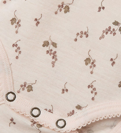 Lil' Atelier Bodysuit l/s - Wool - Noos - NbfNoel - Morganite/Be Lil' Atelier Bodysuit l/s - Wool - Noos - NbfNoel - Morganite/Be