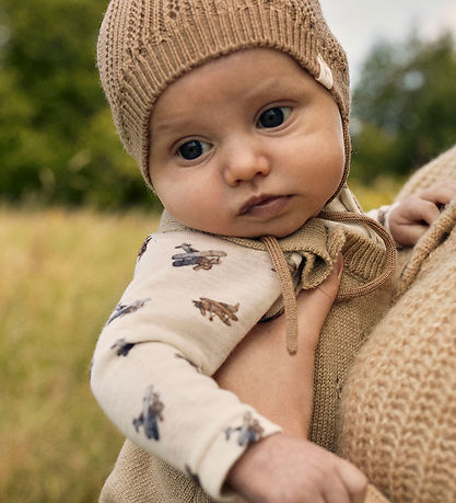 Lil' Atelier Bodysuit l/s - Wool/Modal - Noos - NbmNalu - Turtle
