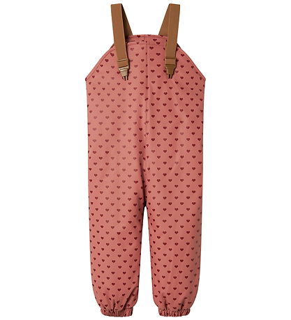 Lil' Atelier Rainwear w. Suspenders/Padding - PU - NmfLadry10 - 