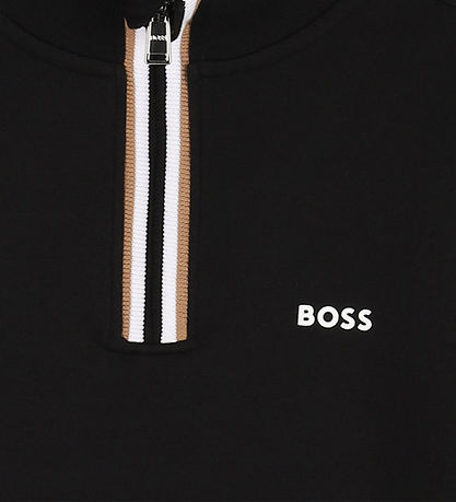 BOSS Blouse m. Rits - Zwart BOSS Blouse m. Rits - Zwart