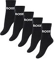BOSS Sukat - 5 kpl - Musta M. Logo
