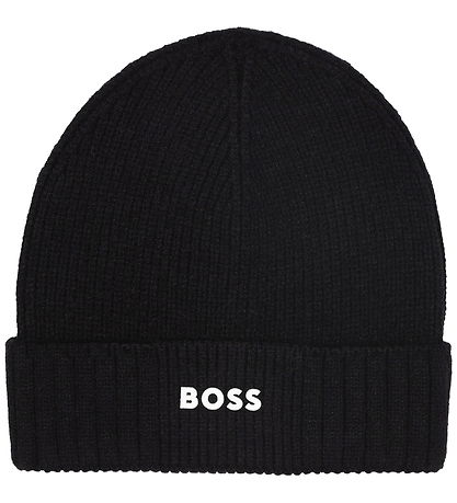 BOSS Beanie - Knitted - Black