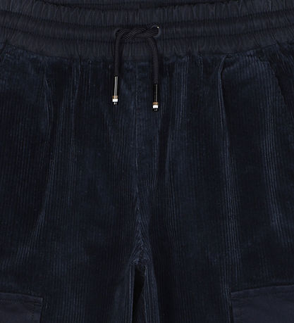 BOSS Corduroy Trousers - Navy
