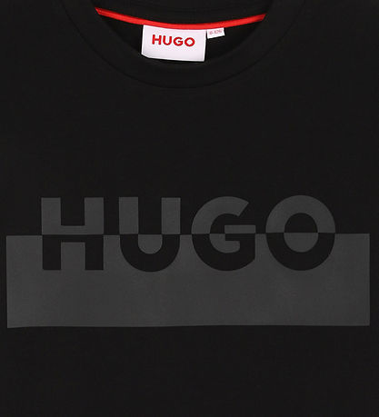 T-Shirt HUGO - Noir av. Imprimé