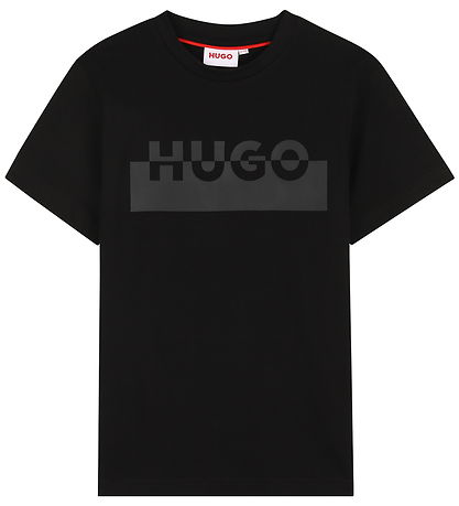 T-Shirt HUGO - Noir av. Imprimé
