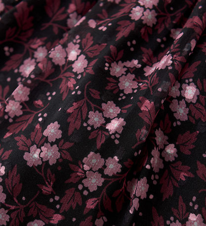 Creamie Rok - Flower Dobby - Zwart