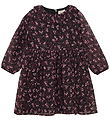 Creamie Kleid - Flower Dobby - Schwarz