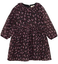 Creamie Dress - Flower Dobby - Black