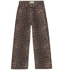 Creamie Jeans - Denim - Wide - Brown Leo Creamie Jeans - Denim - Wide - Brown Leo
