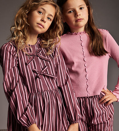 Creamie Trousers - Woven Stripe - Crushed Berry Creamie Trousers - Woven Stripe - Crushed Berry
