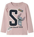 Name It Blússa - Stitch - NmfArna - Glansandi Lilac