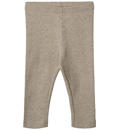 Wheat Leggings - Rib - 2-Pack - Jules - Gravel Melange