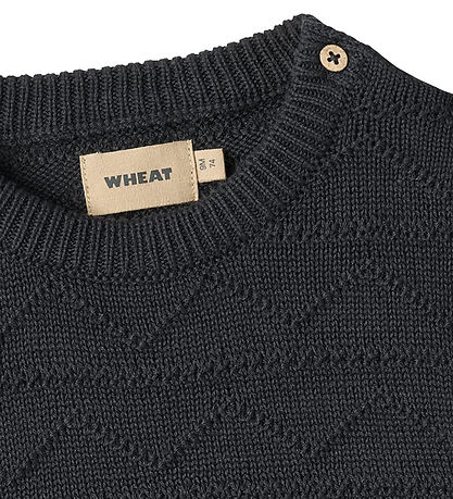 Wheat Waistcoat - Knitted - Bobby - Navy