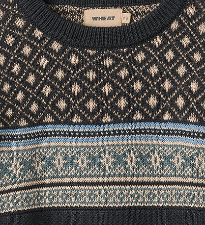 Wheat Blouse - Knitted - Julius - Navy