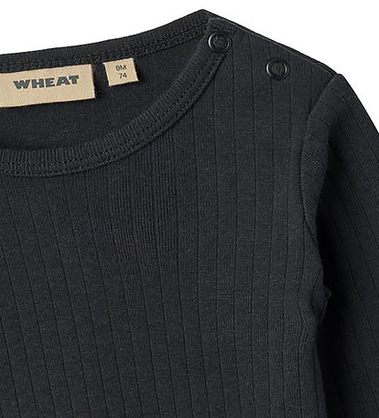 Wheat Bodysuit l/s - Rib - Berti - Navy