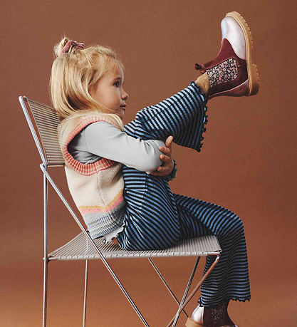Wheat Trousers - Rib - Ela - Bright Blue Stripe Wheat Trousers - Rib - Ela - Bright Blue Stripe