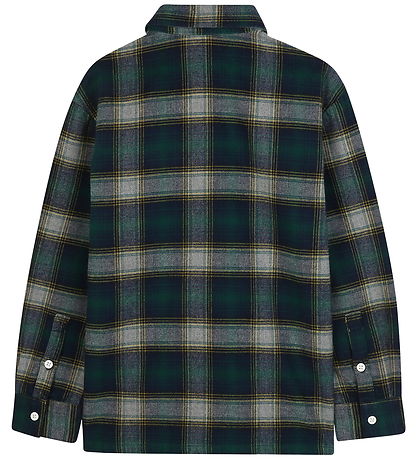 Timberland Shirt - Dark Green w. Checs Timberland Shirt - Dark Green w. Checs