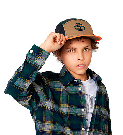 Timberland Shirt - Dark Green w. Checs Timberland Shirt - Dark Green w. Checs