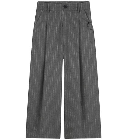 Zadig & Voltaire Kostuumbroek - Grijs Gevlekt/Zilver gestreept