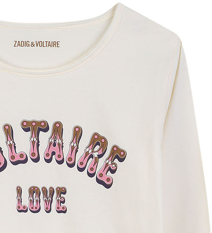 Zadig & Voltaire Blouse - Off White w. Print
