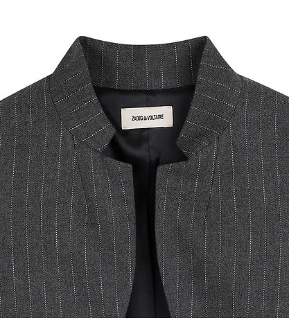 Zadig & Voltaire Kostuumjas - Grijs Gevlekt/Zilver gestreept