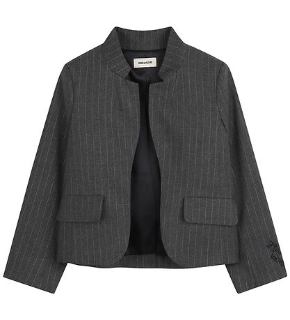 Zadig & Voltaire Kostuumjas - Grijs Gevlekt/Zilver gestreept