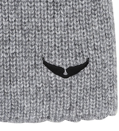 Zadig & Voltaire Scarf - Knitted - Grey Melange w. Glitter Zadig & Voltaire Scarf - Knitted - Grey Melange w. Glitter