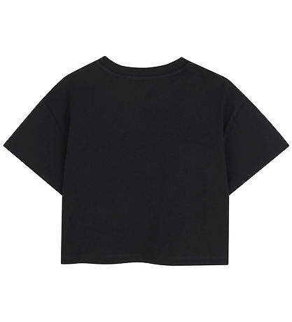 Little Marc Jacobs T-shirt - Cropped - Black w. Print