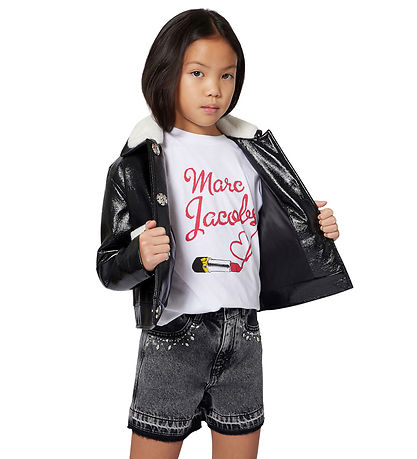 Little Marc Jacobs T-shirt - White w. Print