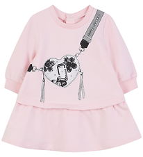 Robe en Molleton Little Marc Jacobs - Rose av. Imprimé Robe en Molleton Little Marc Jacobs - Rose av. Imprimé