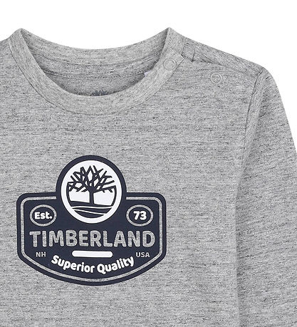 Timberland Bluse - Chinoiserie Grey m. Print