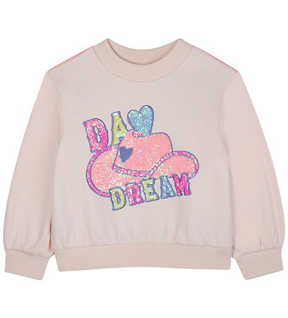 Billieblush Sweatshirt - Rosa Mod m. Paljetter