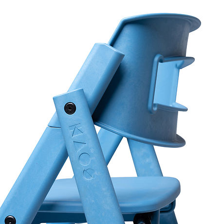 KAOS Highchair - Klapp - Recycled Plastic - Swedish Blue