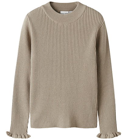 Blouse Name It - Rib - NkfVianna - Slime - Fossile d'Islande Blouse Name It - Rib - NkfVianna - Slime - Fossile d'Islande