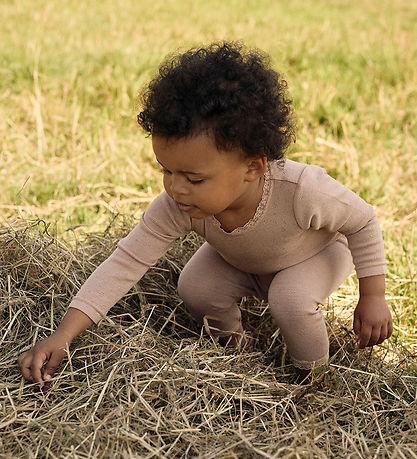 Lil' Atelier Leggings - Wool - NbfNoel - Roebuck w. Pointelle Lil' Atelier Leggings - Wool - NbfNoel - Roebuck w. Pointelle