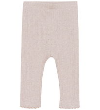 Fixoni Leggings - Violet Ice Melange w. Pointelle