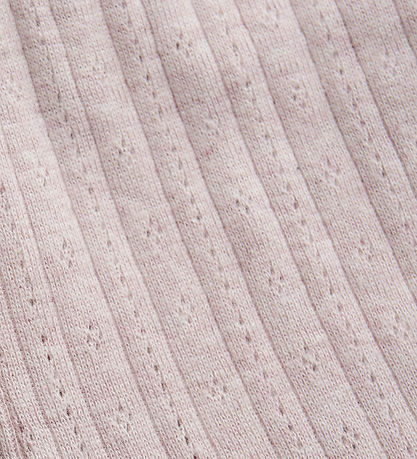 Leggings Fixoni - Violet Ice Mélange av. Pointelle Leggings Fixoni - Violet Ice Mélange av. Pointelle