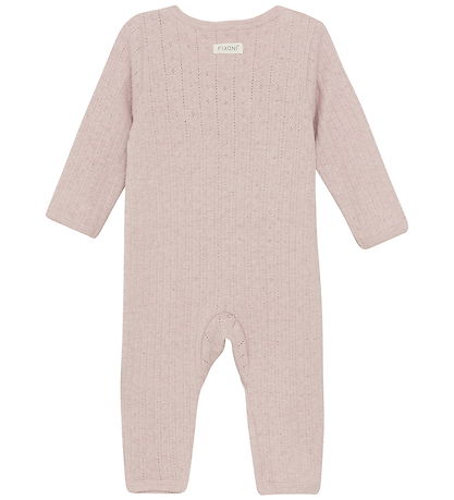 Fixoni Jumpsuit - Violet Ice Melange w. Pointelle