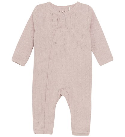 Fixoni Jumpsuit - Violet Ice Melange w. Pointelle
