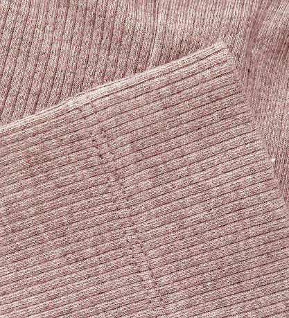 Fixoni Leggings - Rib - Pale Mauve Melange Fixoni Leggings - Rib - Pale Mauve Melange