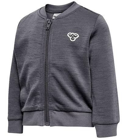 Hummel Cardigan - HmlMini - Wool - Dark Grey Melange