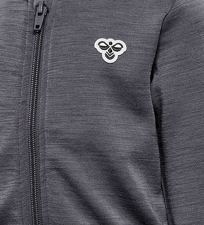 Hummel Cardigan - HmlMini - Wool - Dark Grey Melange
