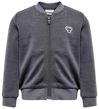 Hummel Cardigan - HmlMini - Wool - Dark Grey Melange