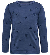 Hummel Blouse - HmlMini - Wool - Vintage Indigo Hummel Blouse - HmlMini - Wool - Vintage Indigo