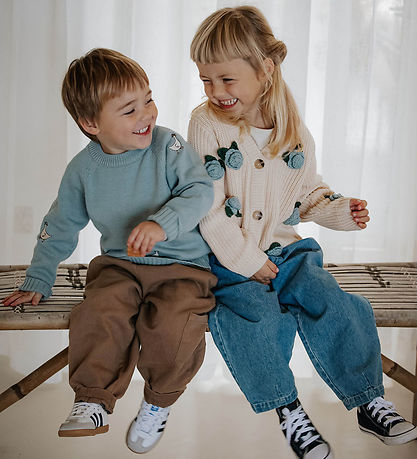 Fliink Cardigan - Prjónað - Cool Flower - Sandskel