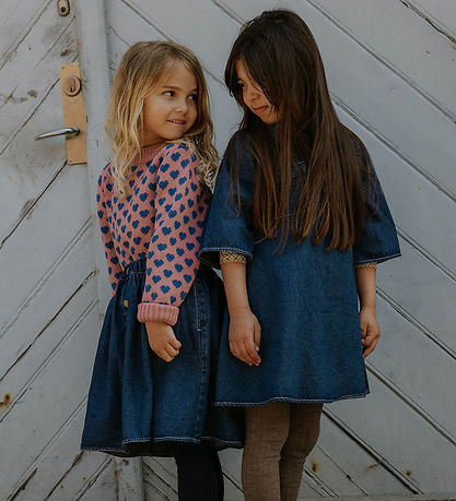 Fliink Blouse - Wool/Cotton - Knitted - Janie Heart - Ash Rose